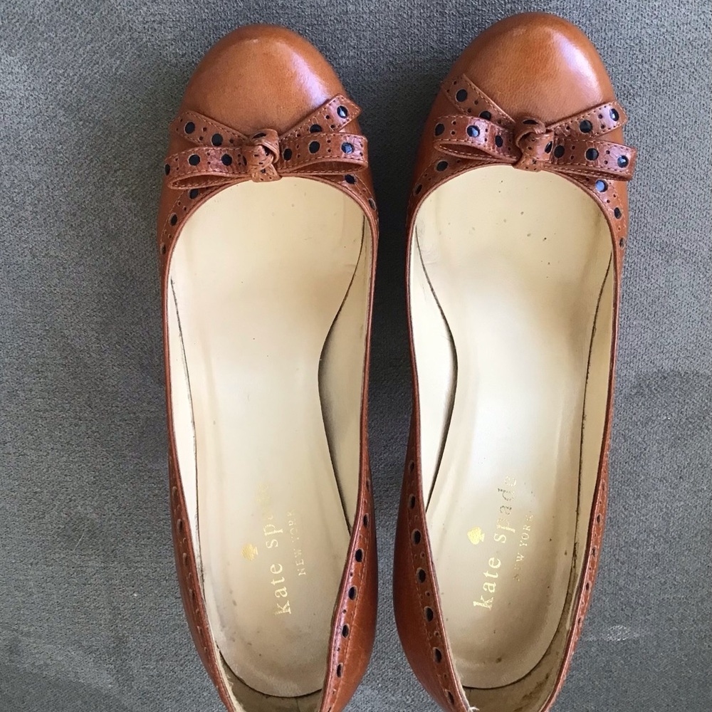Kate Spade Leather Platform Heels Size 6 - Picture 7 of 16